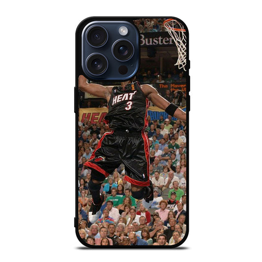 DWYANE WADE NBA DUNK iPhone 15 Pro Max Case Cover
