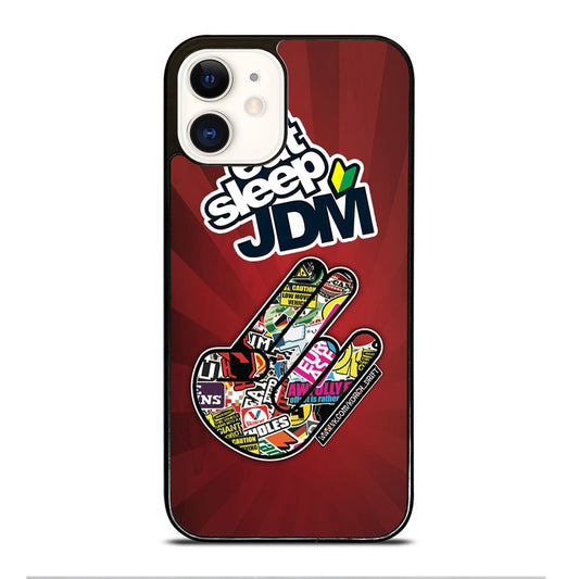 EAT SLEEP JDM LOGO iPhone 12 Case Cover
