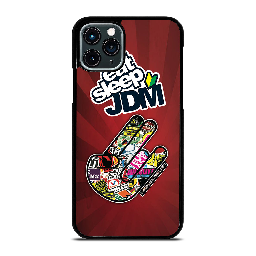 EAT SLEEP JDM LOGO iPhone 11 Pro Case Cover