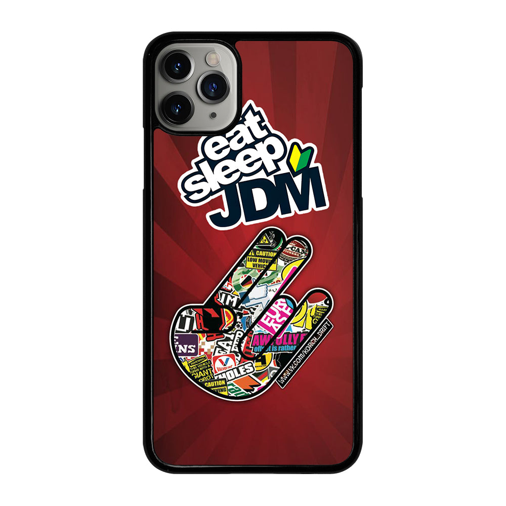 EAT SLEEP JDM LOGO iPhone 11 Pro Max Case Cover