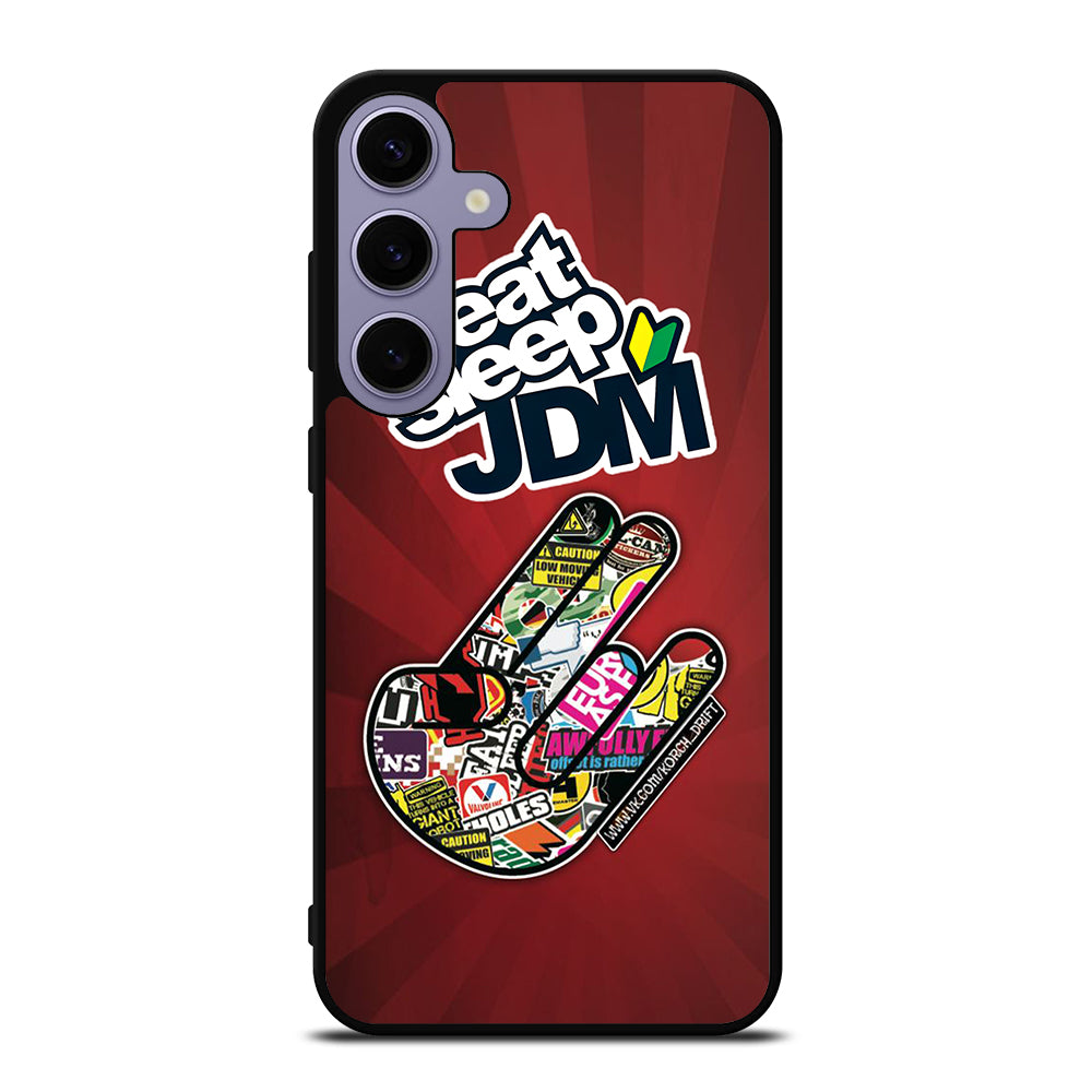 EAT SLEEP JDM LOGO Samsung Galaxy S24 Plus Case Cover