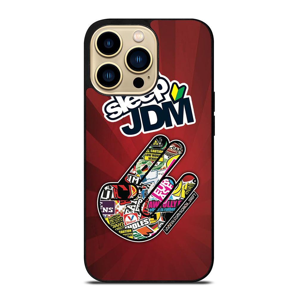 EAT SLEEP JDM LOGO iPhone 14 Pro Max Case Cover