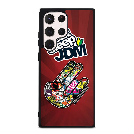 EAT SLEEP JDM LOGO Samsung Galaxy S23 Ultra Case Cover