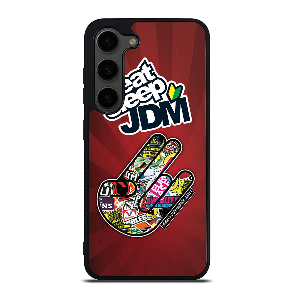 EAT SLEEP JDM LOGO Samsung Galaxy S23 Plus Case Cover