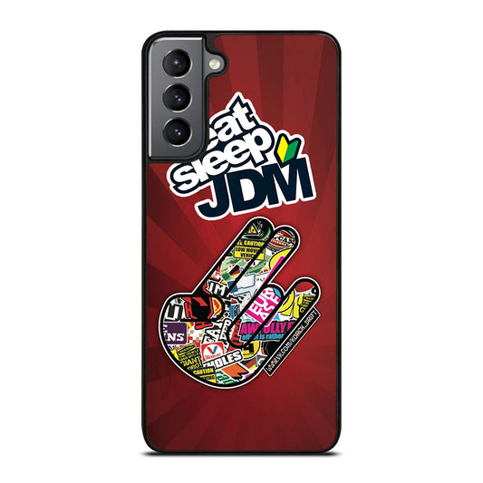 EAT SLEEP JDM LOGO Samsung Galaxy S21 Plus Case Cover