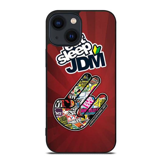EAT SLEEP JDM LOGO iPhone 14 Plus Case Cover