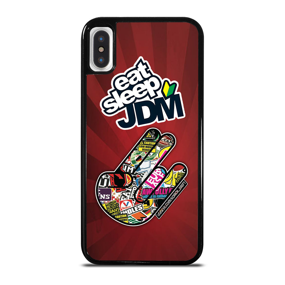 EAT SLEEP JDM LOGO iPhone X / XS Case Cover