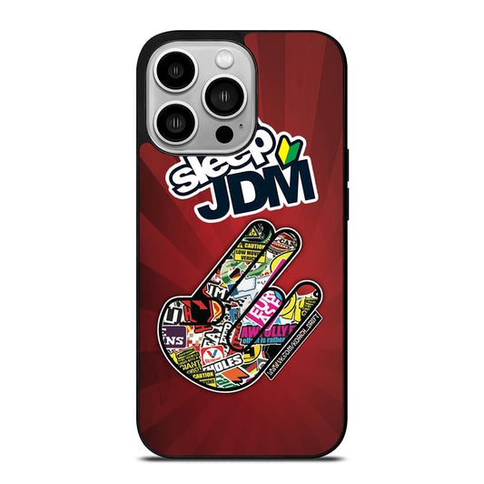 EAT SLEEP JDM LOGO iPhone 14 Pro Case Cover