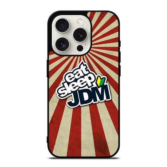 EAT SLEEP JDM SYMBOL iPhone 15 Pro Case Cover