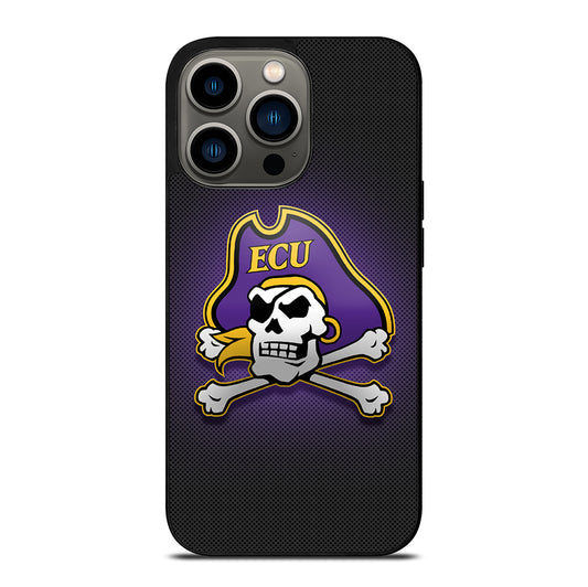 ECU EAST CAROLINA PIRATES 3 iPhone 13 Pro Case Cover