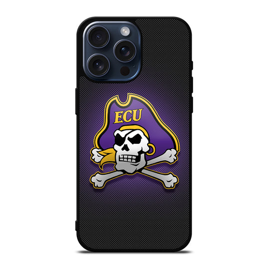 ECU EAST CAROLINA PIRATES 3 iPhone 15 Pro Max Case Cover
