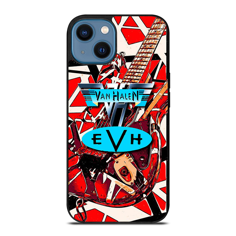 EDDIE VAN HALEN GUITAR LOGO 2 iPhone 14 Case Cover