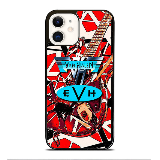 EDDIE VAN HALEN GUITAR LOGO 2 iPhone 12 Case Cover