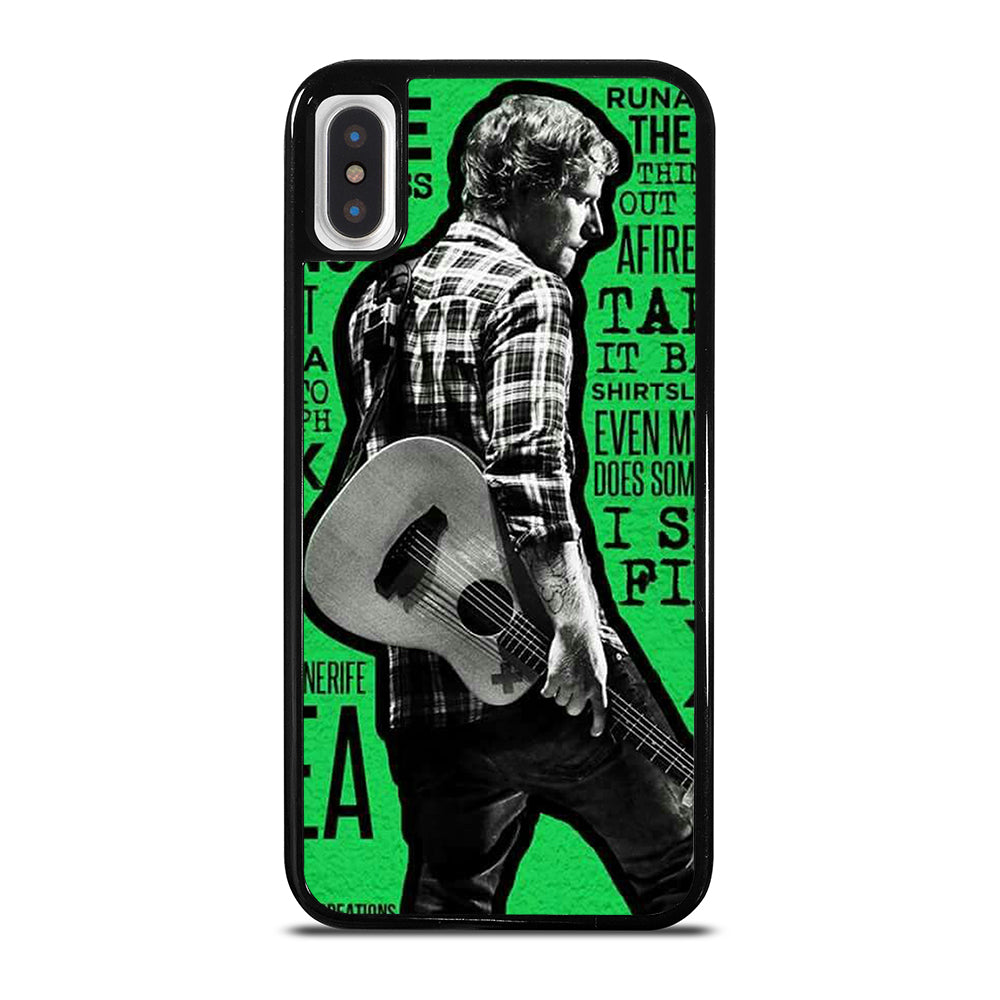 ED SHEERAN iPhone X / XS Case Cover