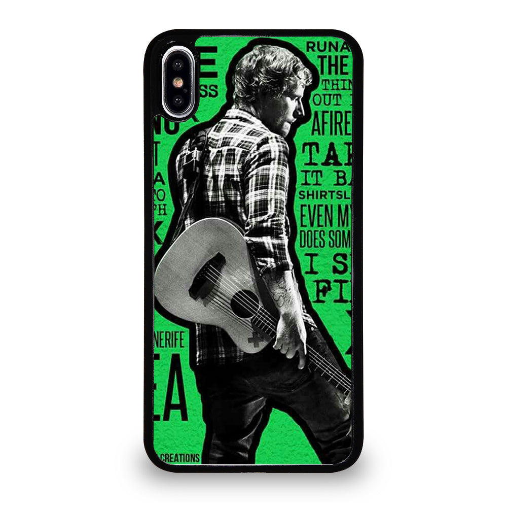 ED SHEERAN iPhone XS Max Case Cover