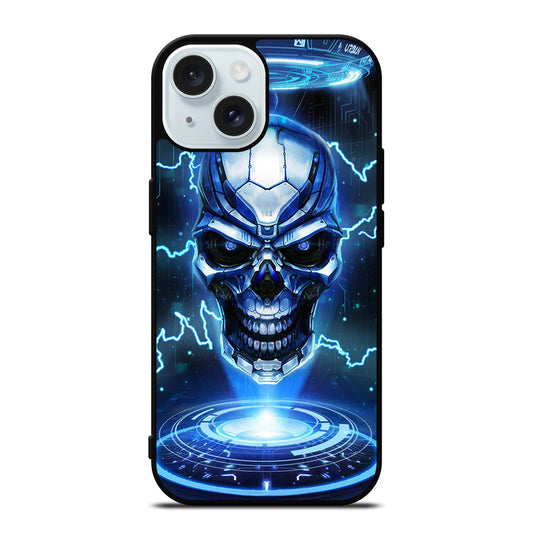 ELECTRIC SKULL BONE 1 iPhone 15 Case Cover