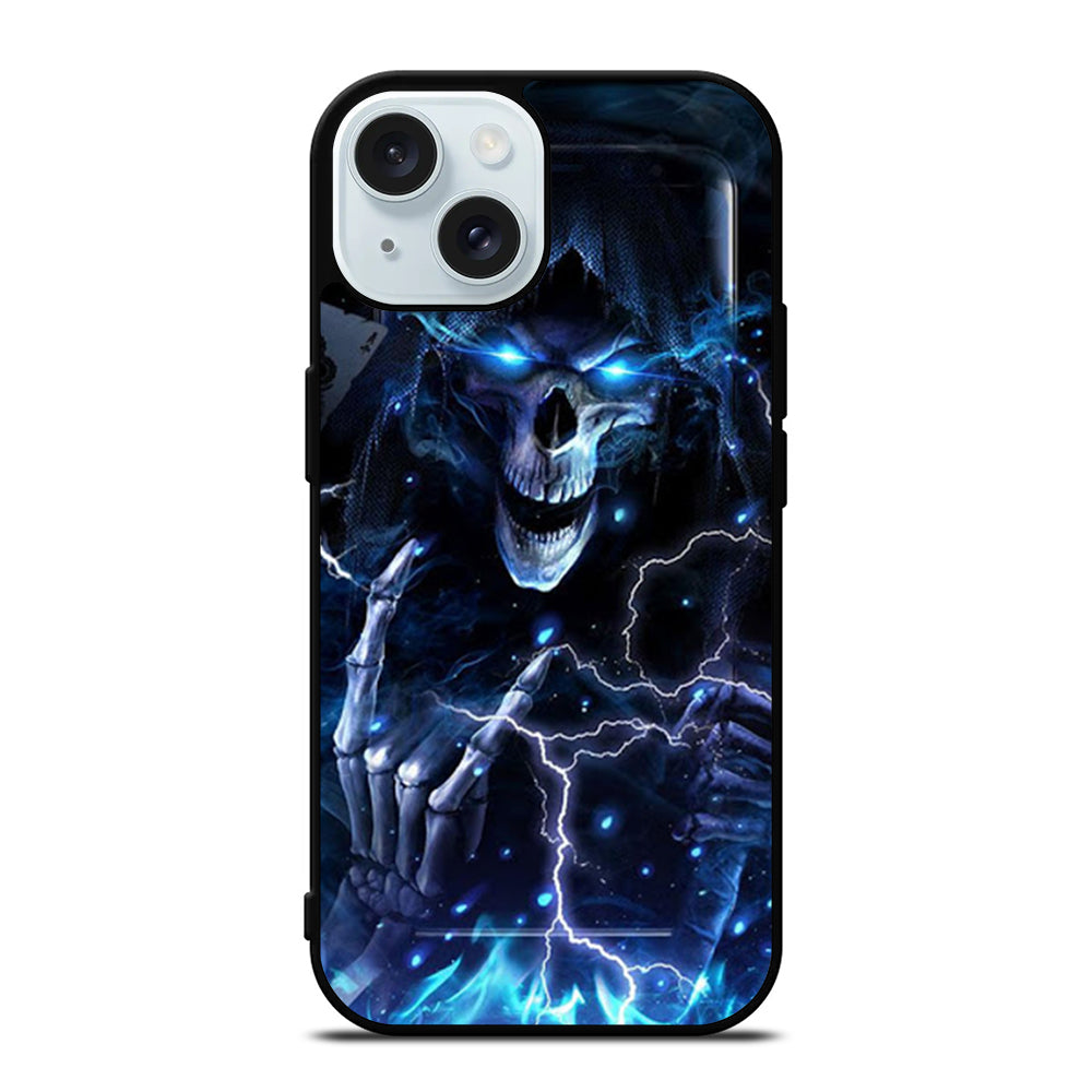 ELECTRIC SKULL BONE 2 iPhone 15 Case Cover