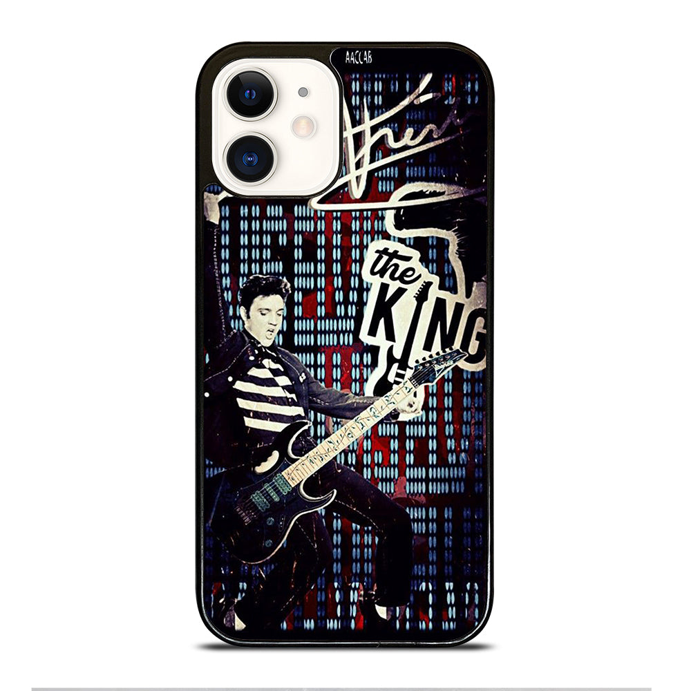ELVIS PRESLEY KING SINGER iPhone 12 Case Cover