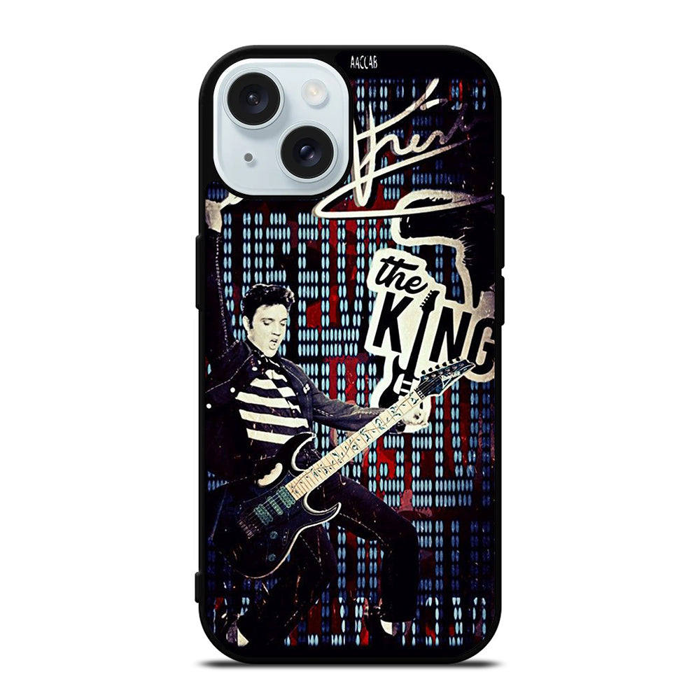 ELVIS PRESLEY KING SINGER iPhone 15 Case Cover