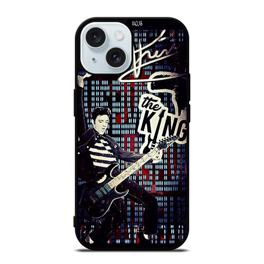 ELVIS PRESLEY KING SINGER iPhone 15 Case Cover