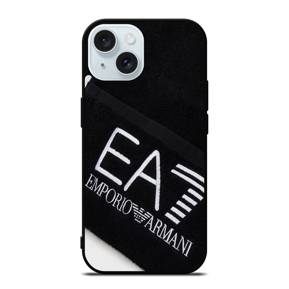 EMPORIO ARMANI LOGO 3 iPhone 15 Case Cover