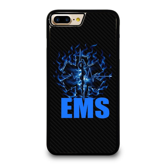 EMT EMS MEDICAL CARBON LOGO 2 iPhone 7 / 8 Plus Case Cover