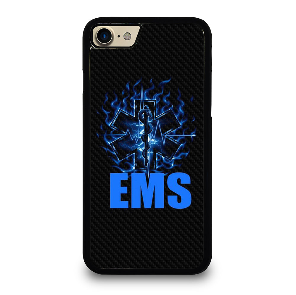 EMT EMS MEDICAL CARBON LOGO 2 iPhone 7 / 8 Case Cover