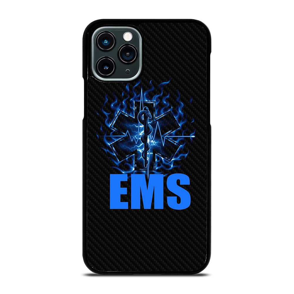 EMT EMS MEDICAL CARBON LOGO 2 iPhone 11 Pro Case Cover