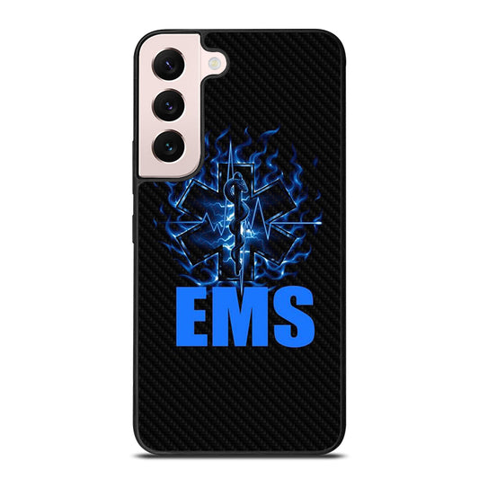 EMT EMS MEDICAL CARBON LOGO 2 Samsung Galaxy S22 Plus Case Cover