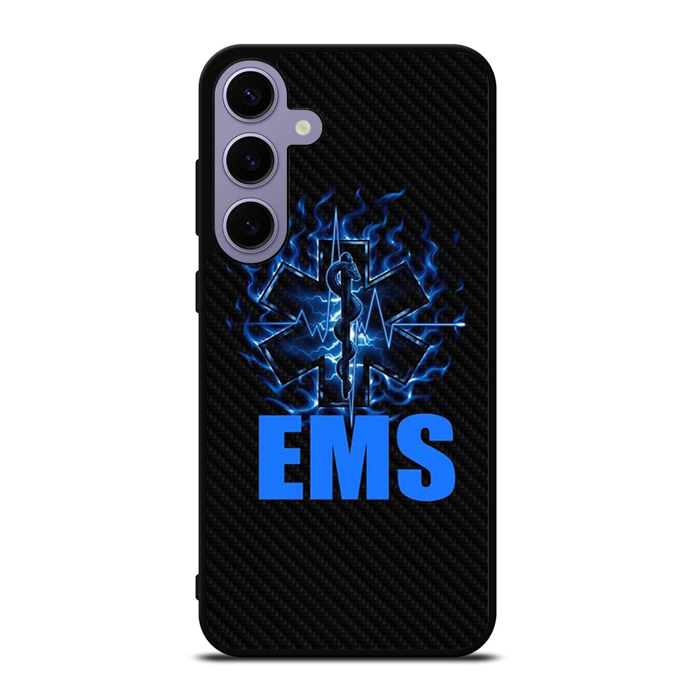 EMT EMS MEDICAL CARBON LOGO 2 Samsung Galaxy S24 Plus Case Cover