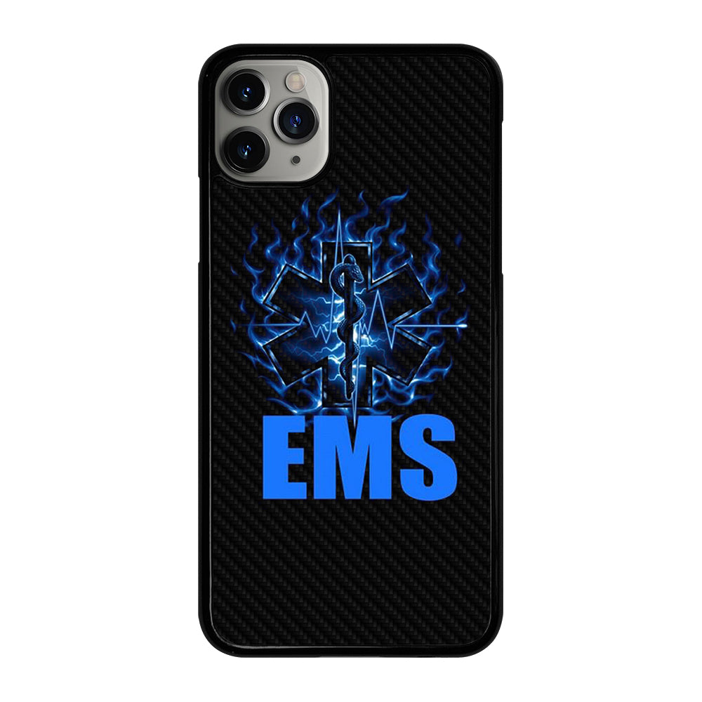 EMT EMS MEDICAL CARBON LOGO 2 iPhone 11 Pro Max Case Cover