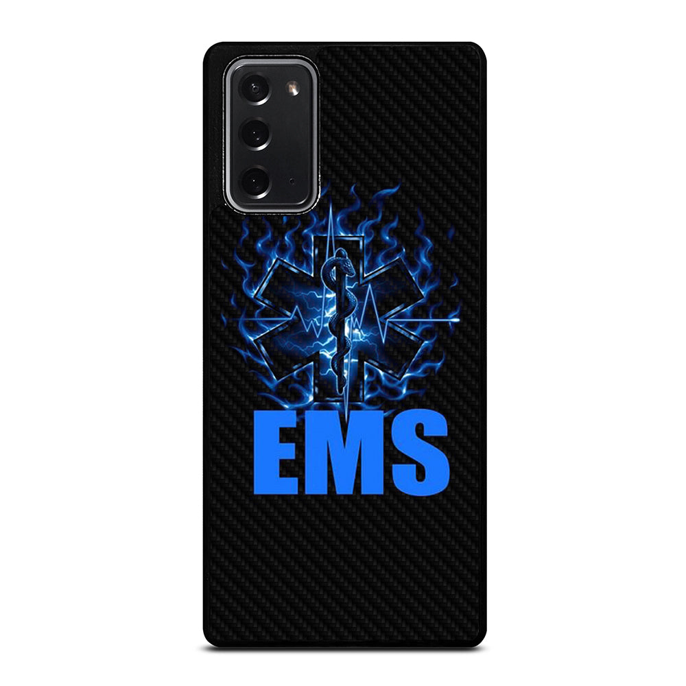 EMT EMS MEDICAL CARBON LOGO 2 Samsung Galaxy Note 20 Case Cover