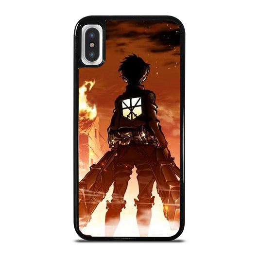 EREN YEAGER ATTACK ON TITAN ANIME SERIES iPhone X / XS Case Cover