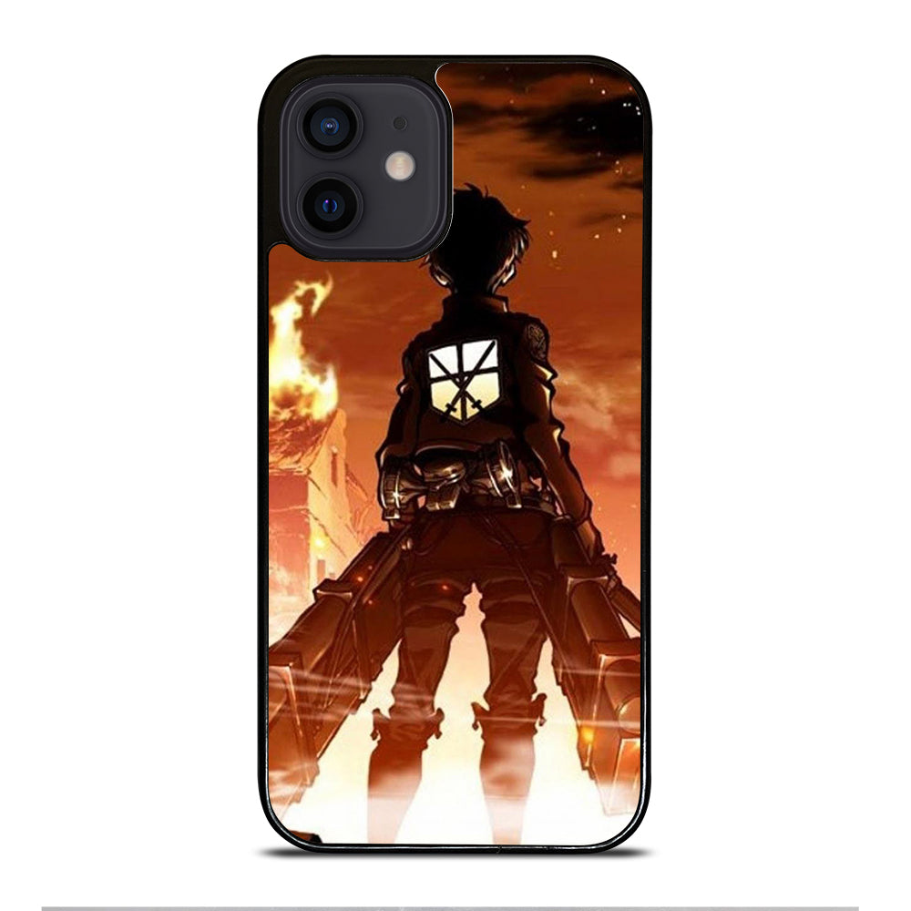 EREN YEAGER ATTACK ON TITAN ANIME SERIES iPhone 12 Mini Case Cover