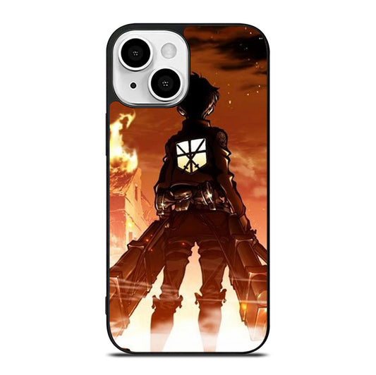 EREN YEAGER ATTACK ON TITAN ANIME SERIES iPhone 13 Mini Case Cover