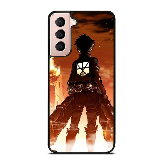 EREN YEAGER ATTACK ON TITAN ANIME SERIES Samsung Galaxy S21 Case Cover