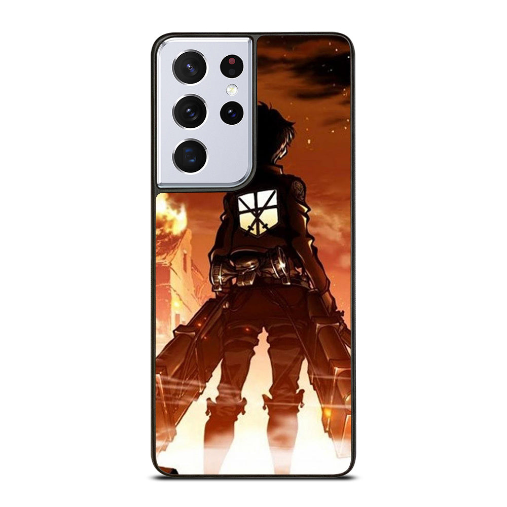 EREN YEAGER ATTACK ON TITAN ANIME SERIES Samsung Galaxy S21 Ultra Case Cover