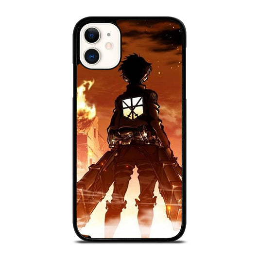 EREN YEAGER ATTACK ON TITAN ANIME SERIES iPhone 11 Case Cover