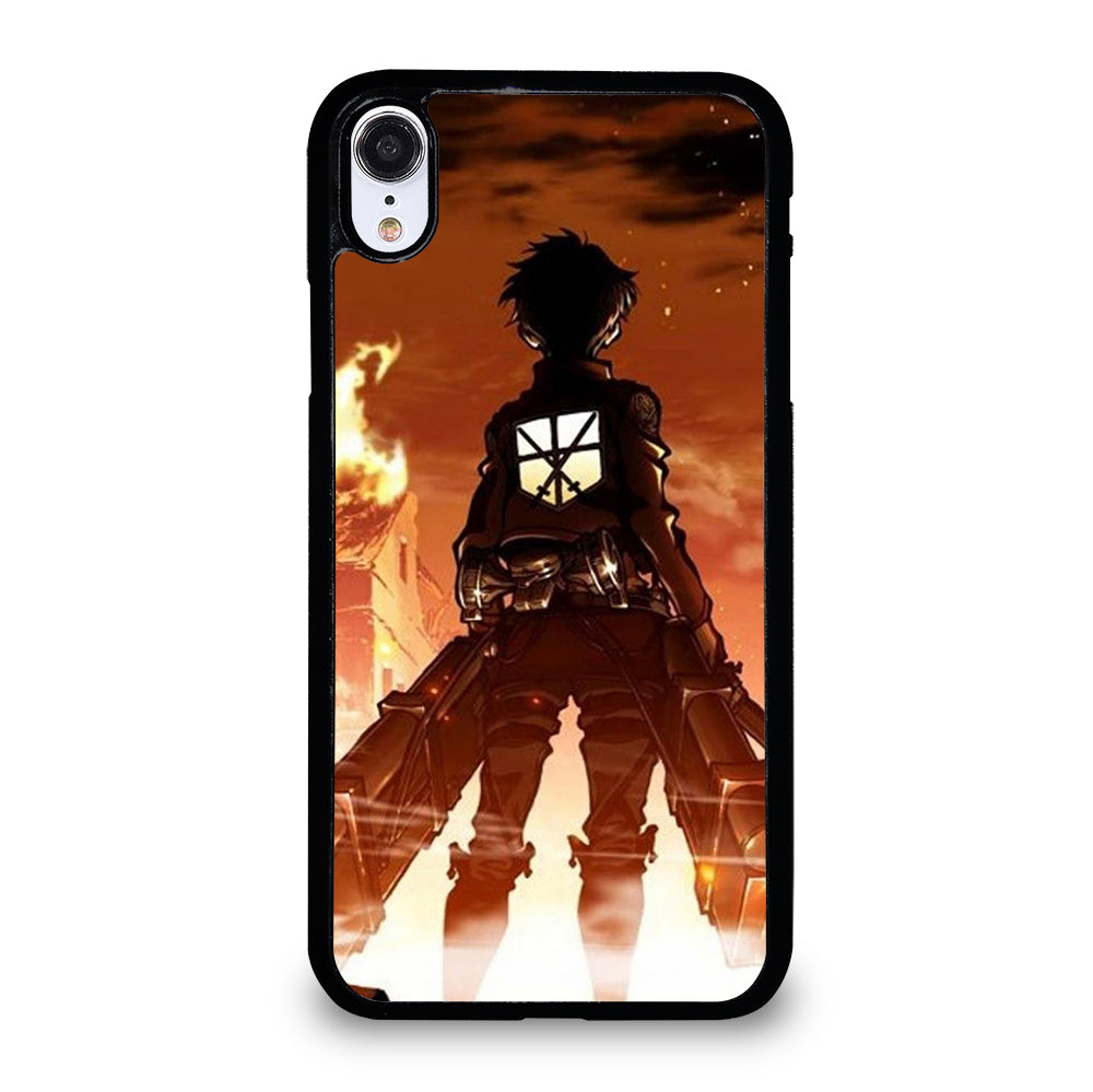 EREN YEAGER ATTACK ON TITAN ANIME SERIES iPhone XR Case Cover