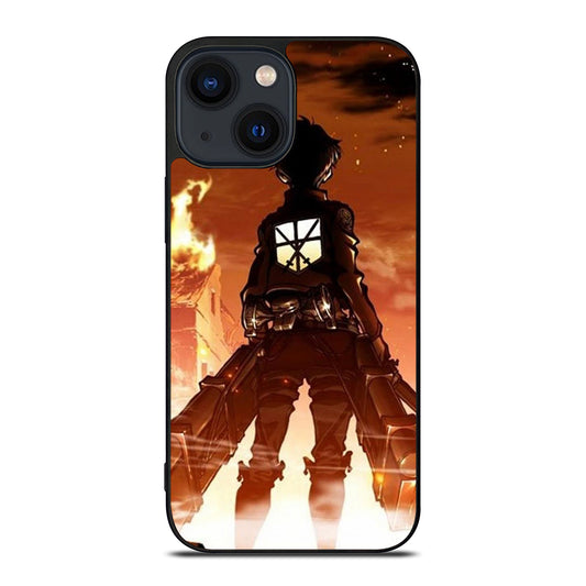 EREN YEAGER ATTACK ON TITAN ANIME SERIES iPhone 14 Plus Case Cover