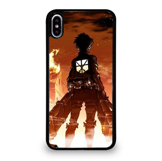 EREN YEAGER ATTACK ON TITAN ANIME SERIES iPhone XS Max Case Cover