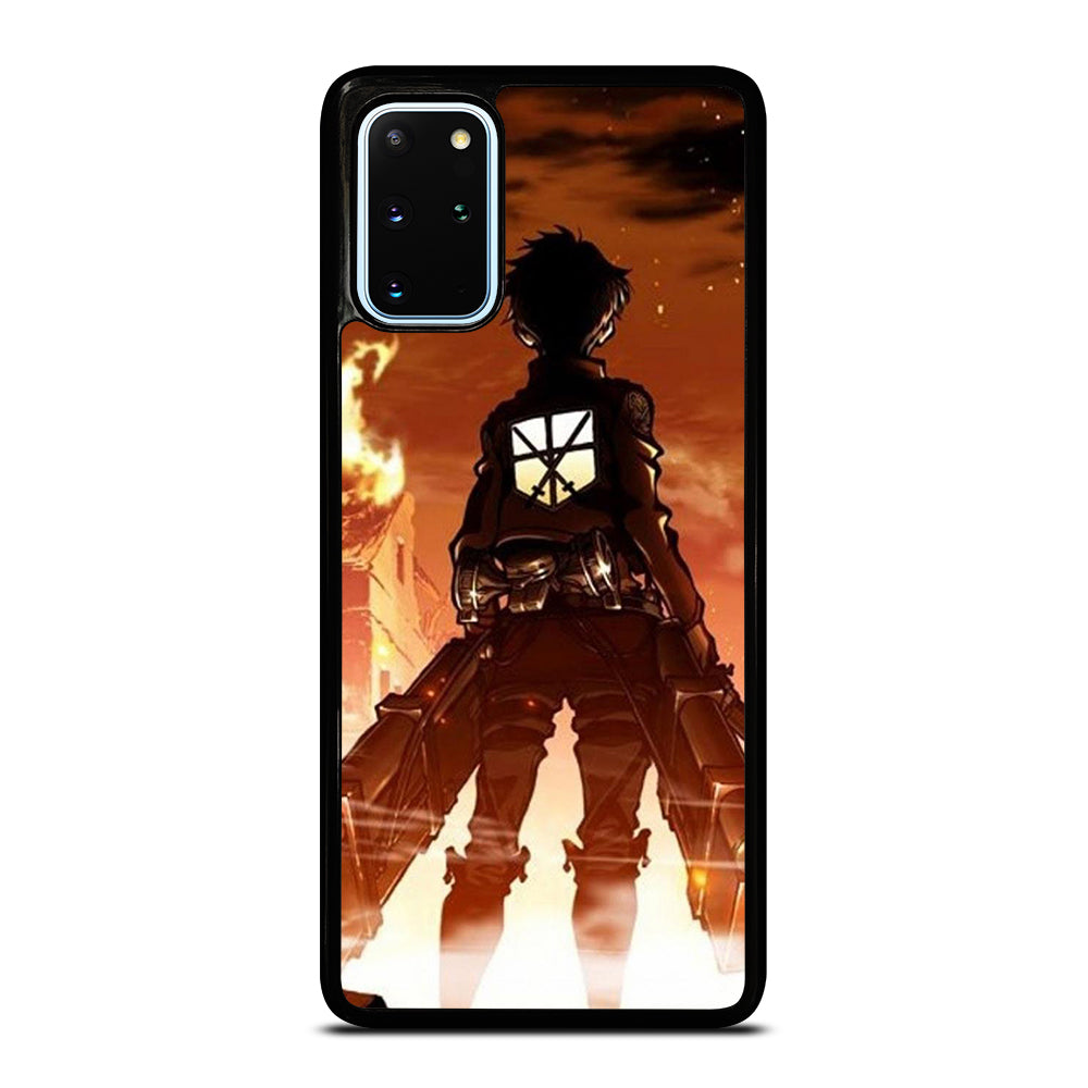EREN YEAGER ATTACK ON TITAN ANIME SERIES Samsung Galaxy S20 Plus Case Cover