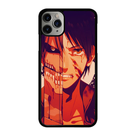 EREN YEAGER ATTACK ON TITAN FACE iPhone 11 Pro Max Case Cover