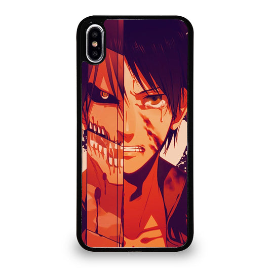 EREN YEAGER ATTACK ON TITAN FACE iPhone XS Max Case Cover