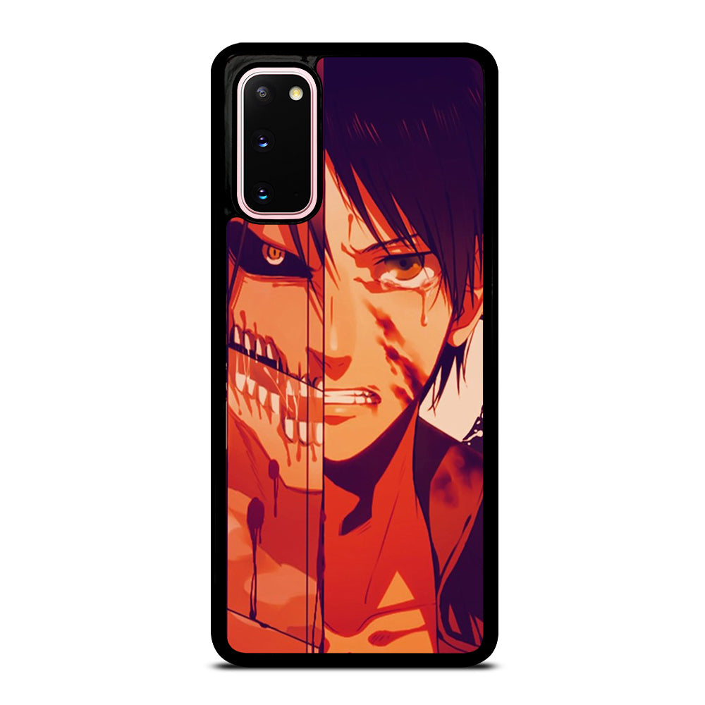 EREN YEAGER ATTACK ON TITAN FACE Samsung Galaxy S20 Case Cover