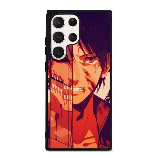 EREN YEAGER ATTACK ON TITAN FACE Samsung Galaxy S23 Ultra Case Cover