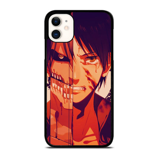 EREN YEAGER ATTACK ON TITAN FACE iPhone 11 Case Cover
