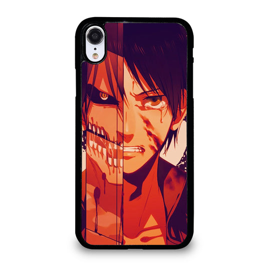 EREN YEAGER ATTACK ON TITAN FACE iPhone XR Case Cover