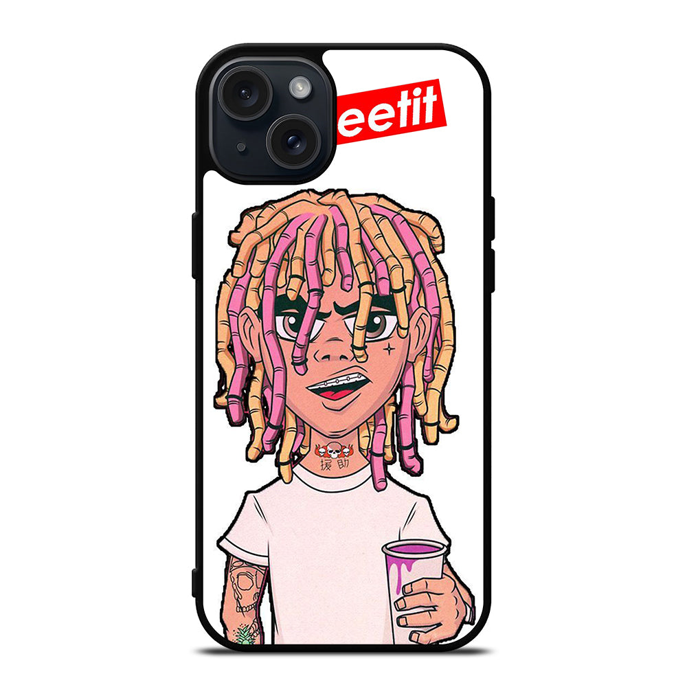 ESKETIT LIL PUMP RAPPER CARTOON 2 iPhone 15 Plus Case Cover