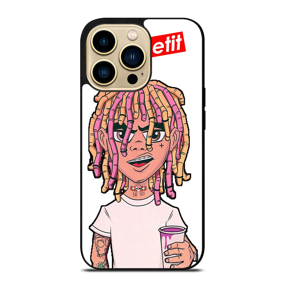 ESKETIT LIL PUMP RAPPER CARTOON 2 iPhone 14 Pro Max Case Cover